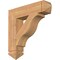 Ekena Millwork Funston Arts & Crafts Smooth Bracket, Western Red Cedar, 5 1/2"W x 26"D x 26"H BKT06X26X26FST03SWR - alternate 1
